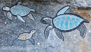Aboriginal turtle art