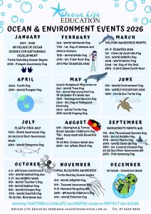 Ocean Events Calendar 2026