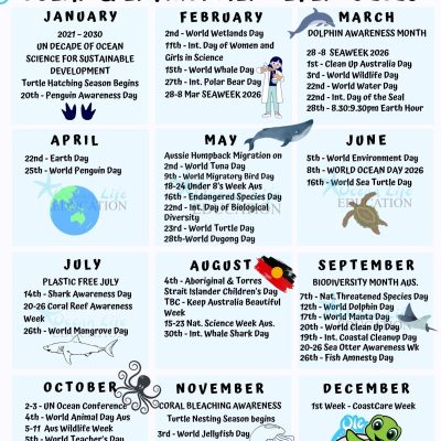 Ocean Events Calendar 2026